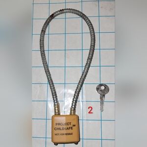 FREE w/ PURCHASE PROJECT CHILD SAFE BIKE LOCK (2nd of 2)